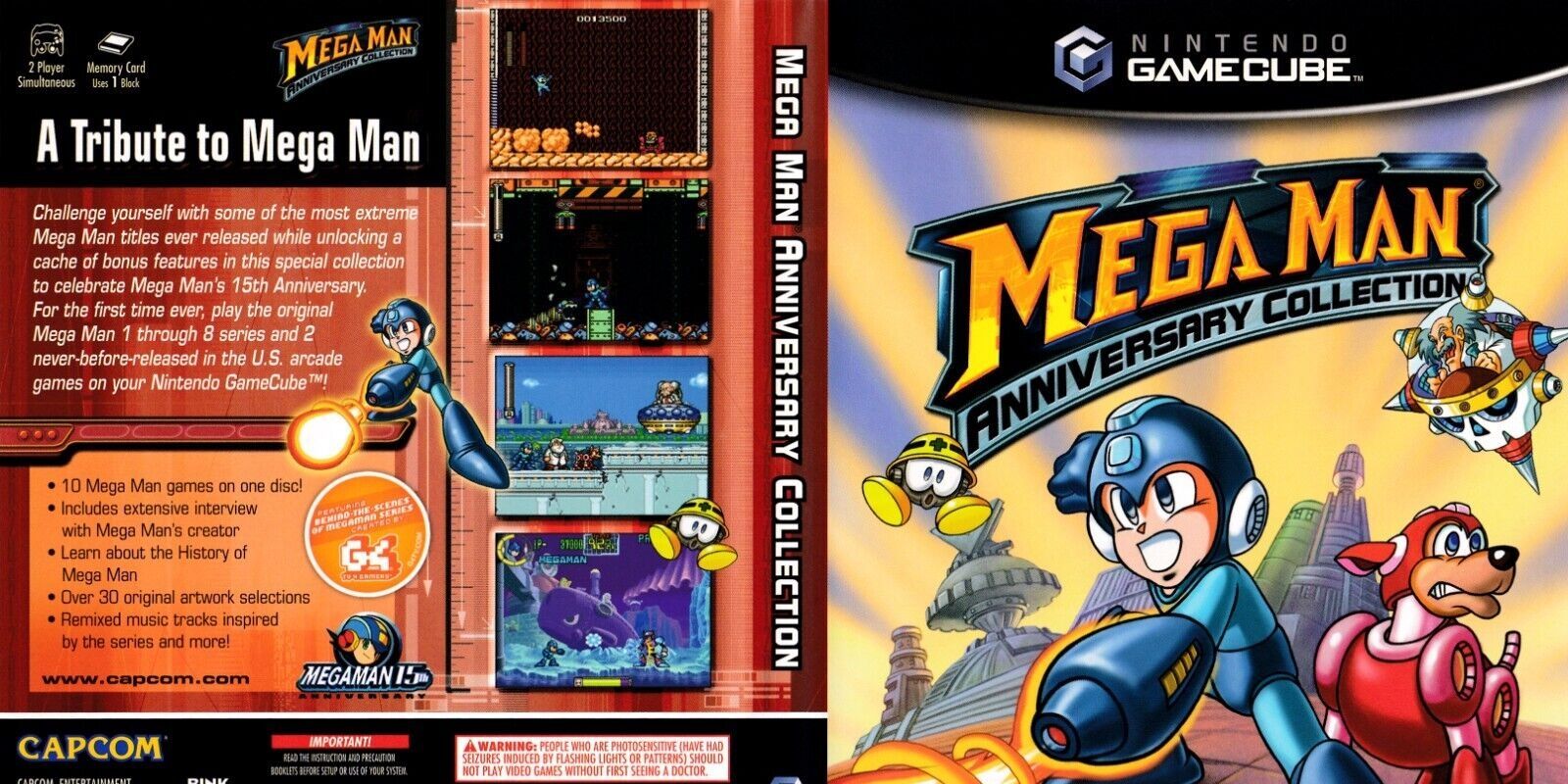 Megaman Anniversary Collection Cover