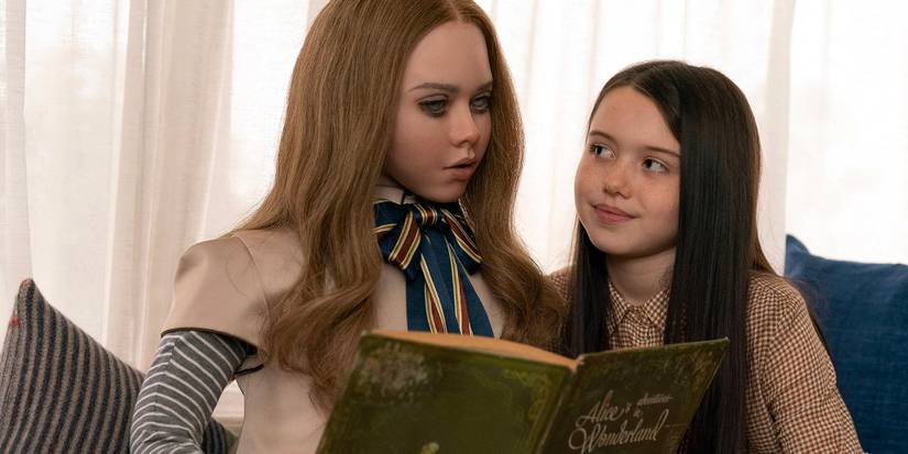 Megan and Cady read Alice in Wonderland