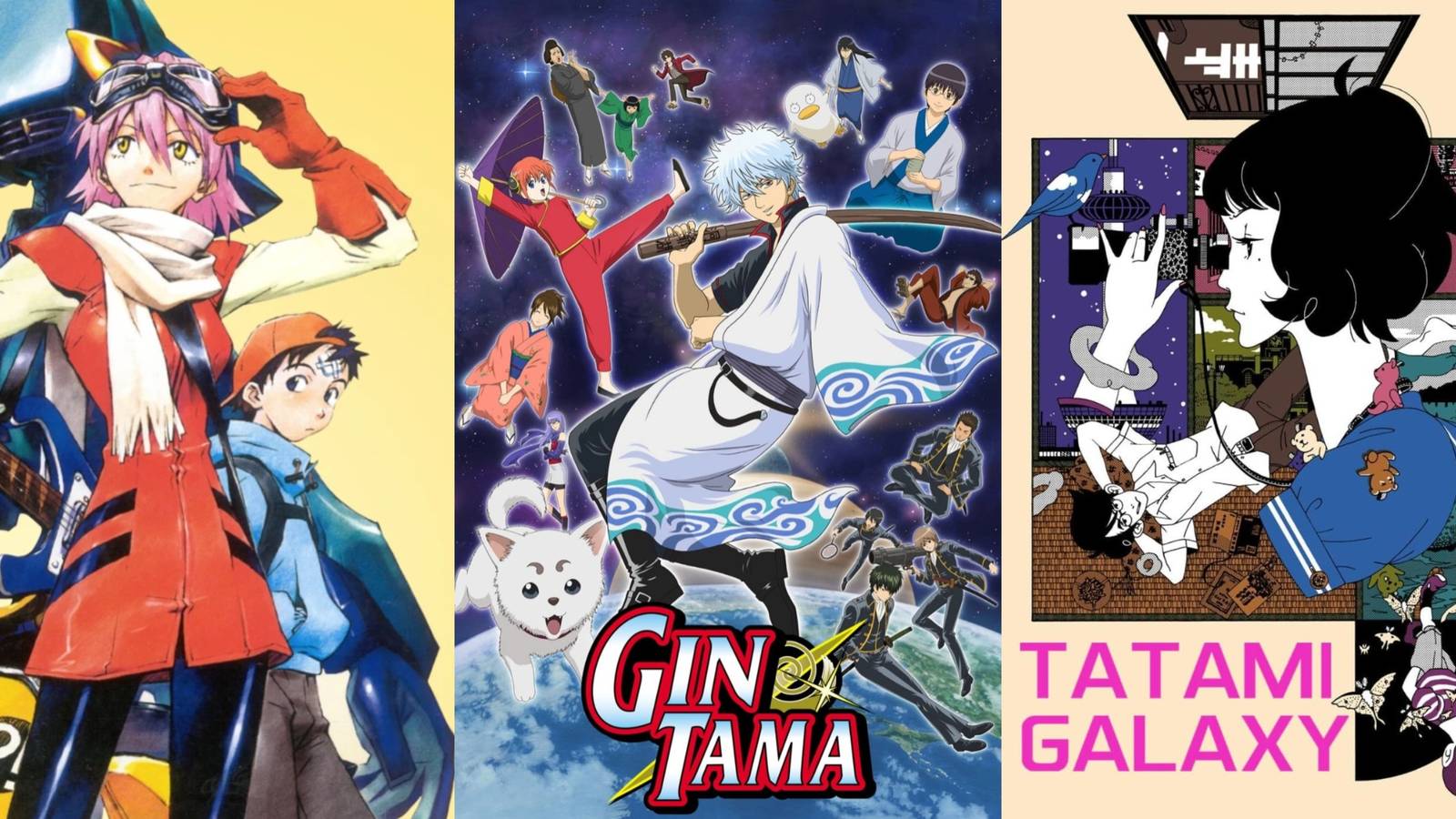 Meta Anime Gintama FLCL Tatami Galaxy - Featured
