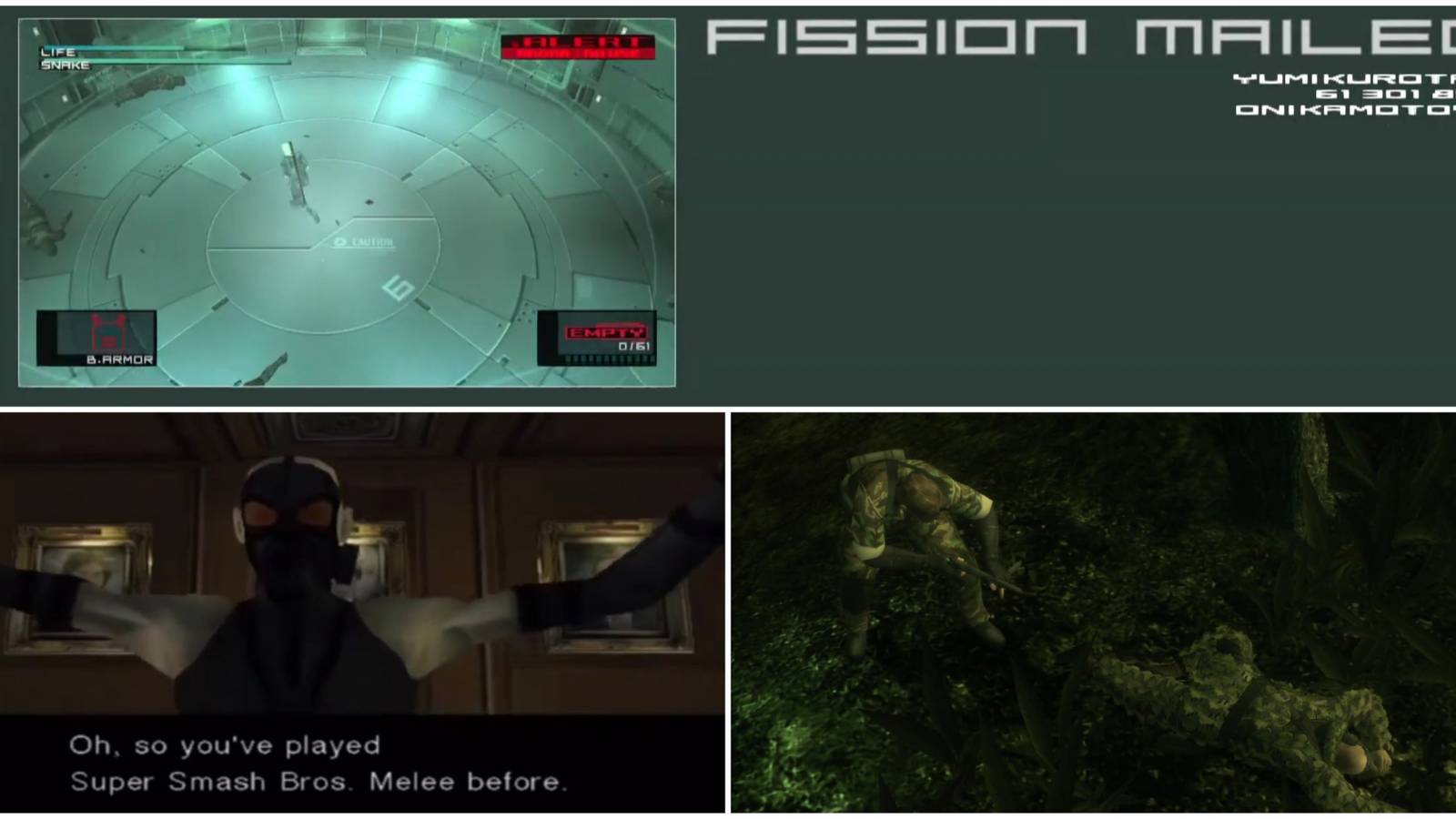 Best Metal Gear 4th Wall Breaks- Fission Mailed Psycho Mantis The End