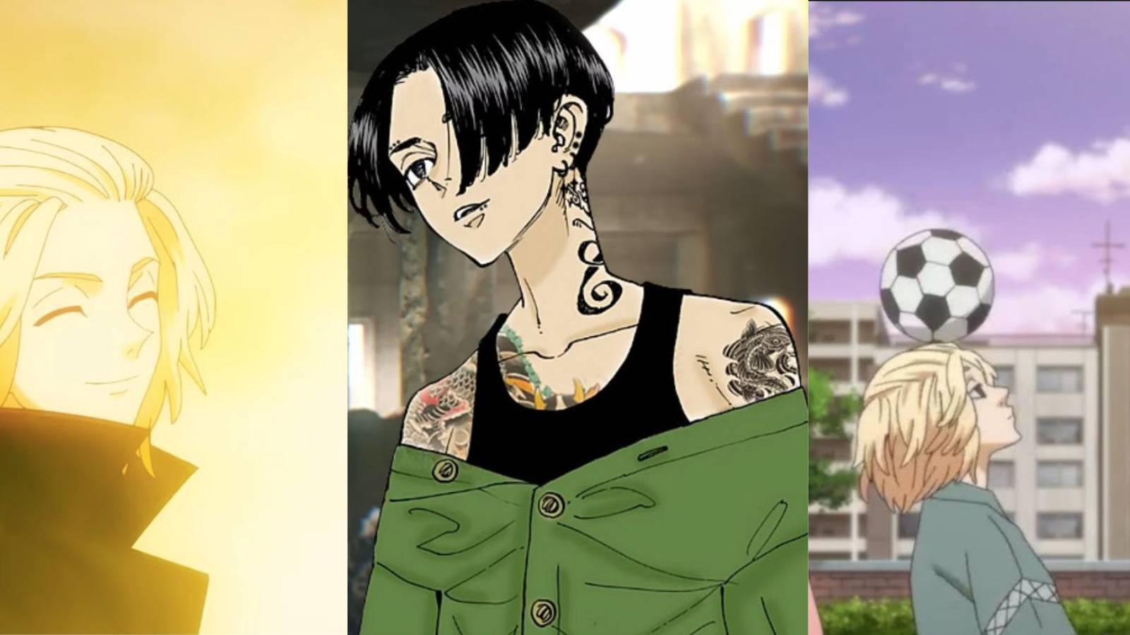 Mikey tokyo revengers in three frames