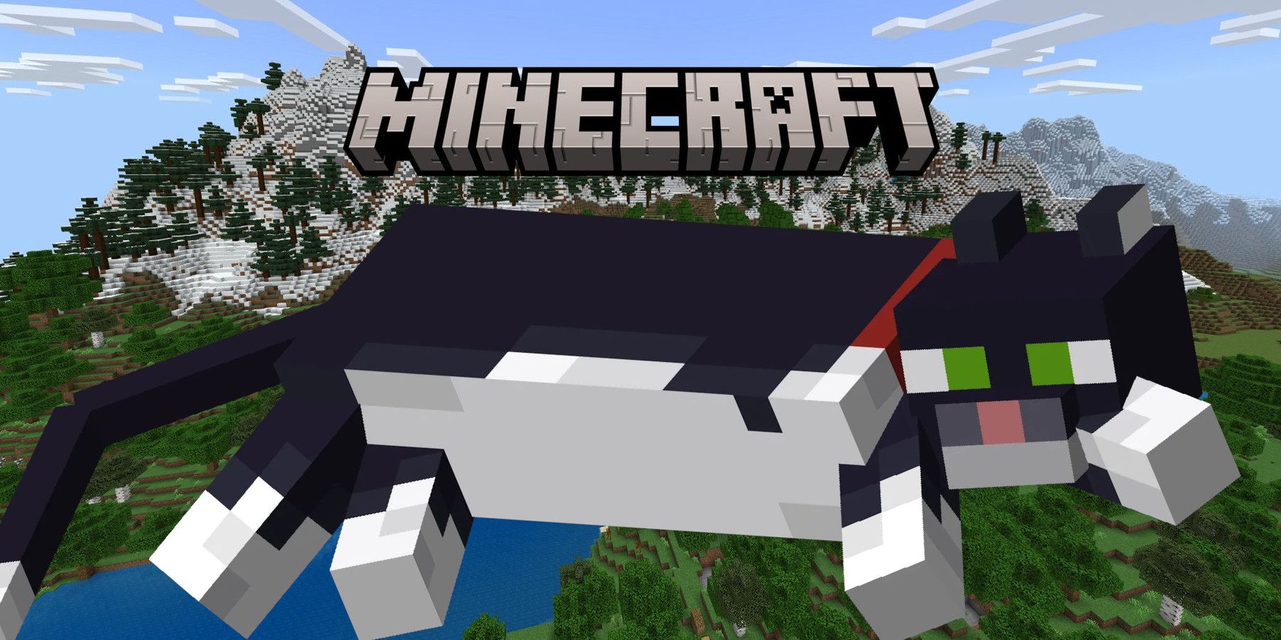 Minecraft Player Surprised By Massive Cat When Loading Up an Old World
