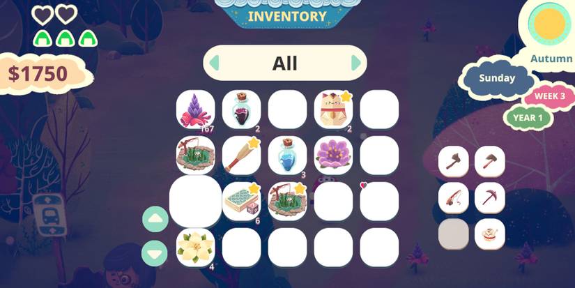 mineko's night market inventory bug