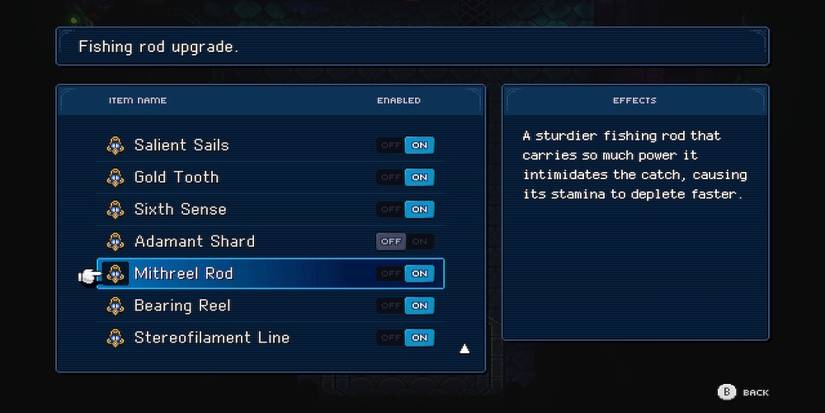 Mithreel Rod Relic in Sea of Stars