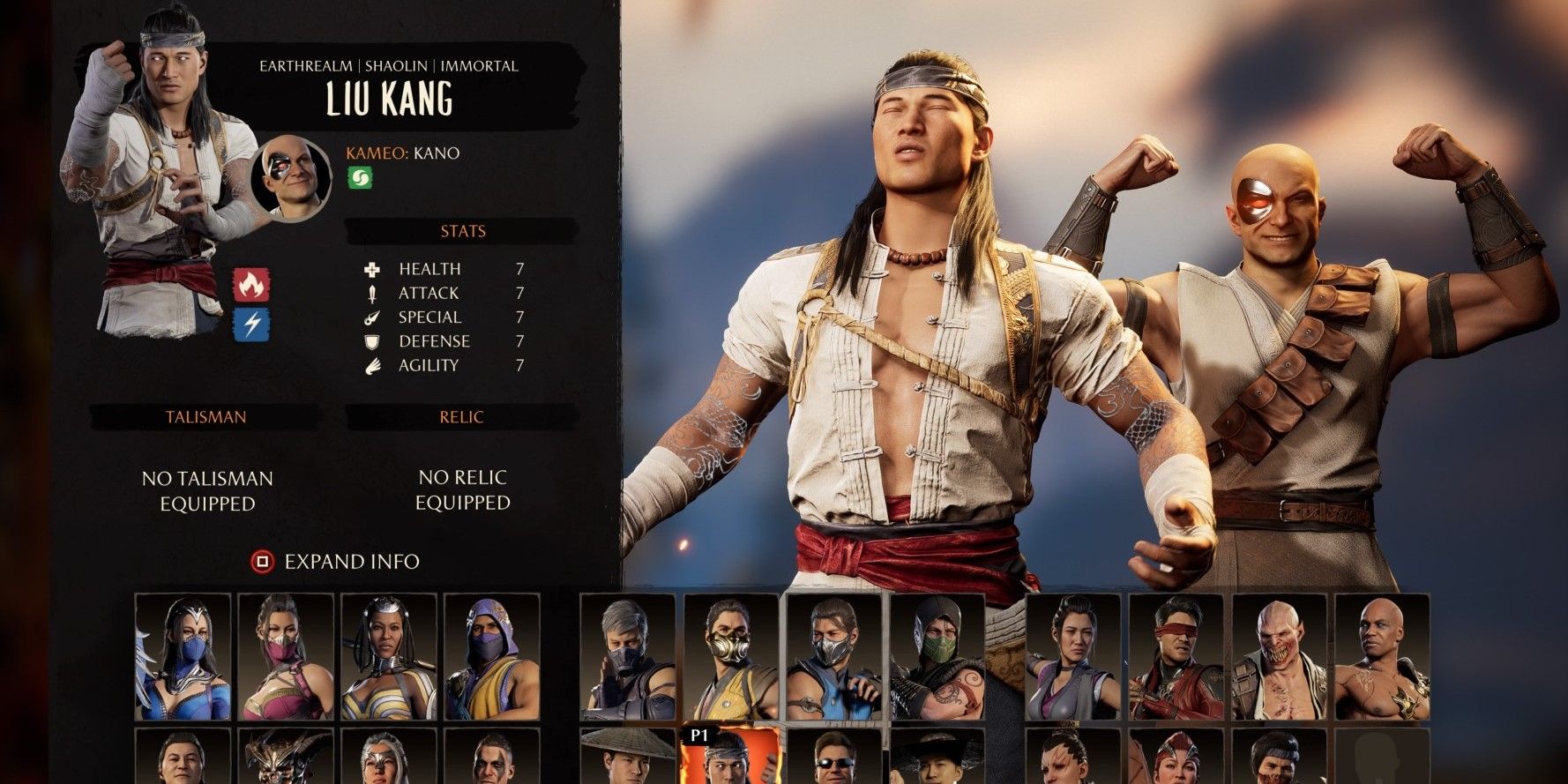 MK1 Liu Kang Lightning Elemental