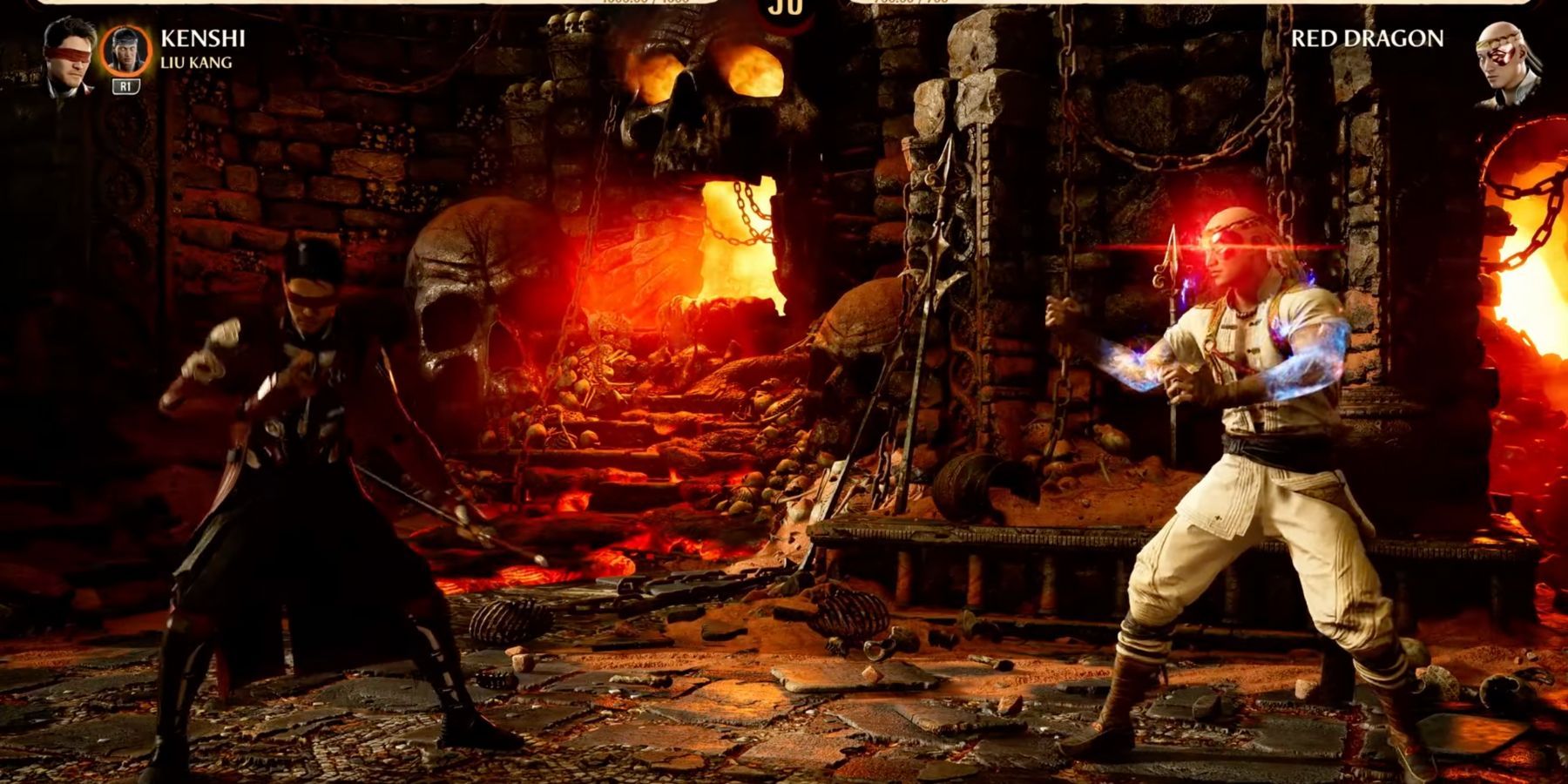 Mortal Kombat 1 Red Dragon Character Fusion