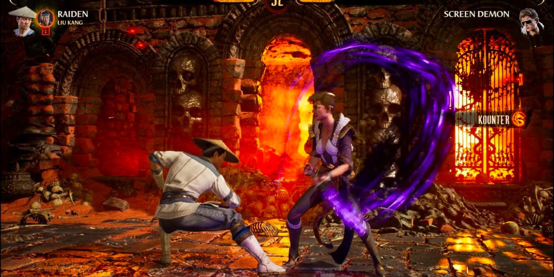 Mortal Kombat 1 Screen Demon Character Fusion
