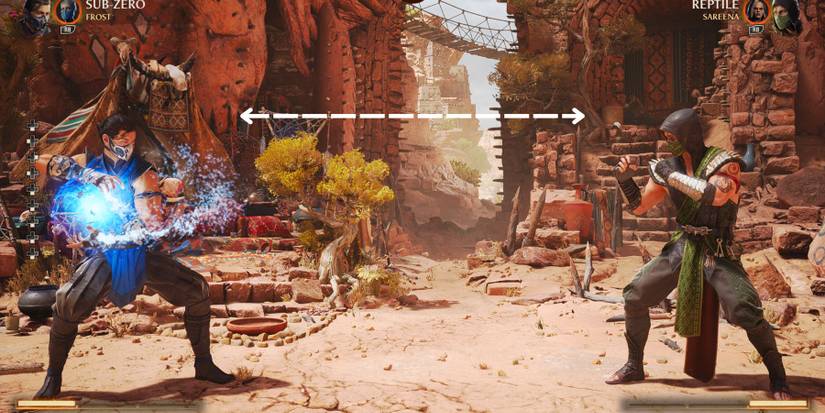 image showing the best moment to perform a taunt in mortal kombat 1.