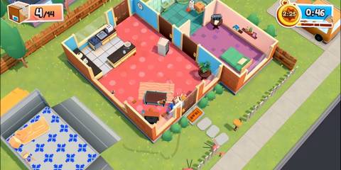 A Panoramic view of a setting in Moving Out