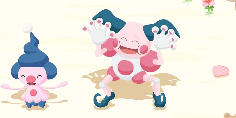 Mr mime and mime jr in Pokemon sleep
