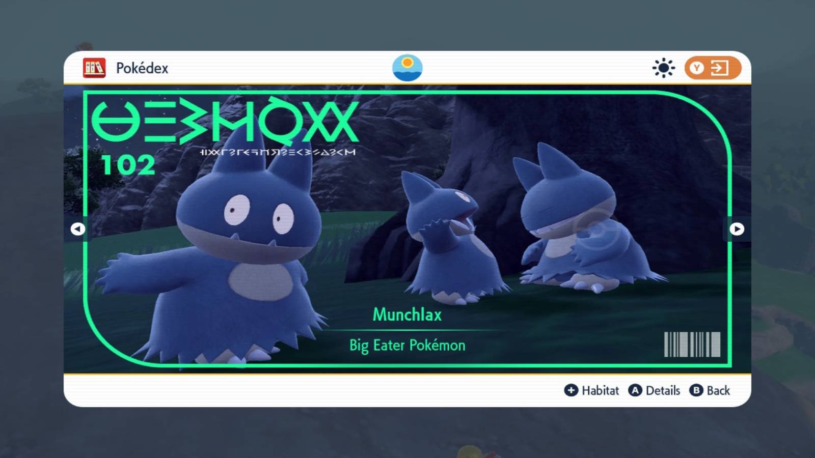 munchlax pokemon pokedex scarlet violet