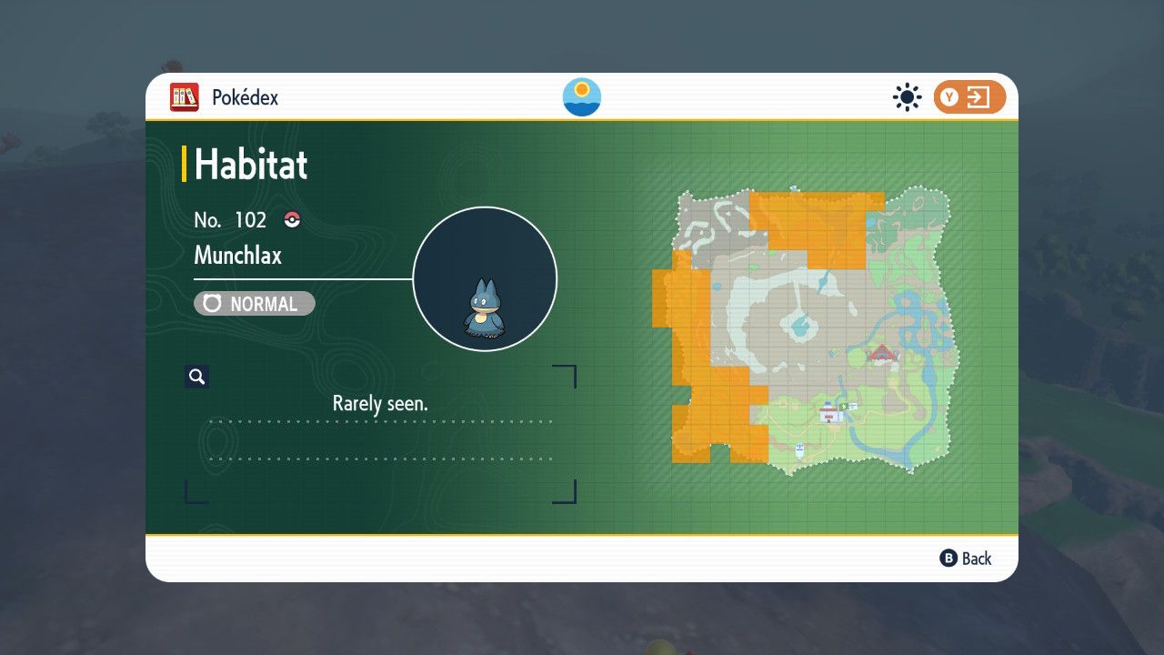 munchlax the teal mask pokedex location