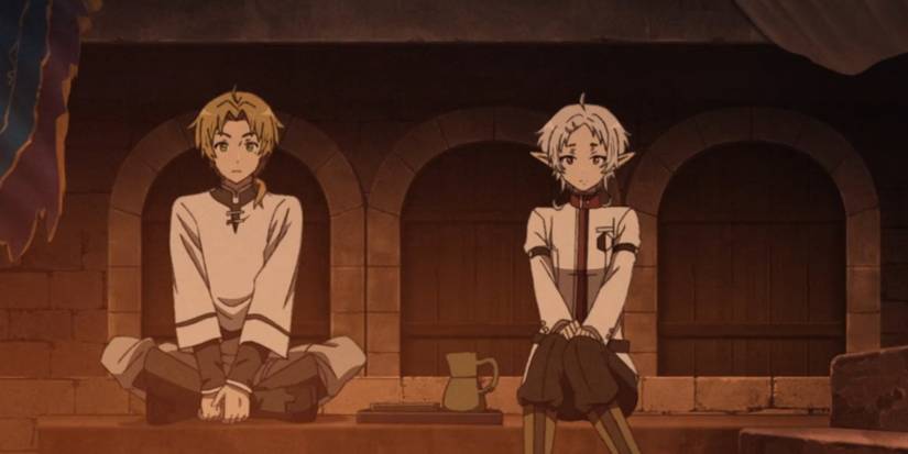 Mushoku Tensei II Ep12 Rudeus and Sylphie in room