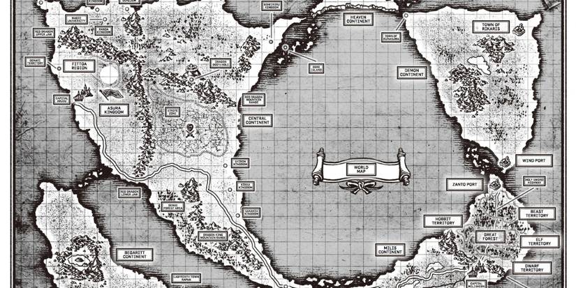 Mushoku Tensei World Map