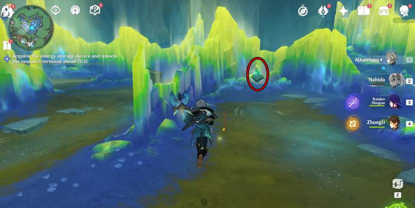 mysterious ore 1 location in genshin impact