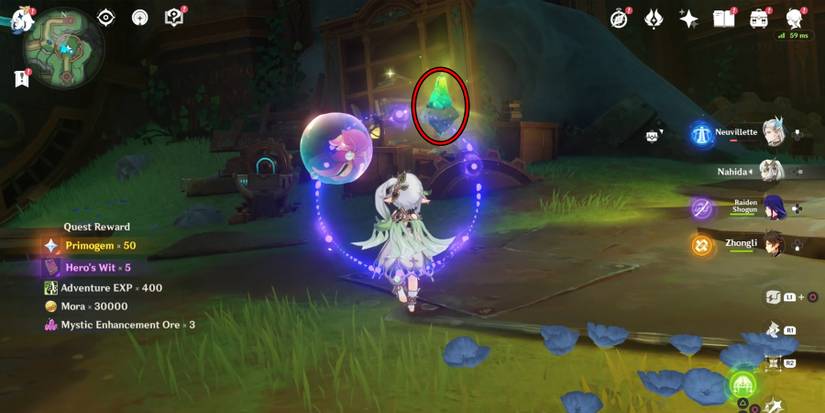 mysterious ore 2 location in genshin impact