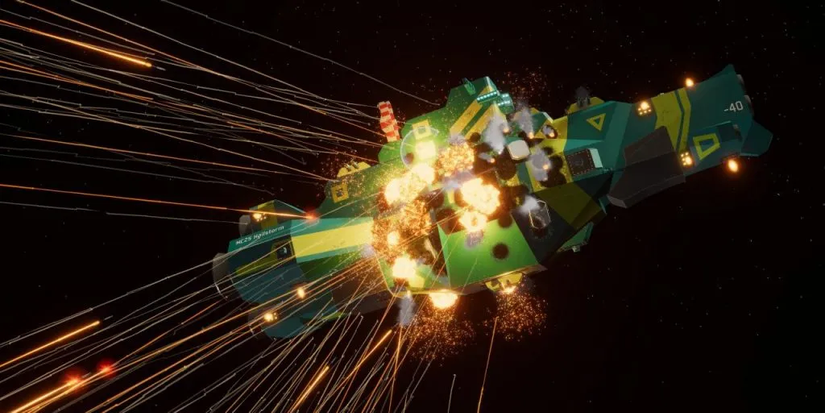 gameplay screenshot from  nebulous fleet command