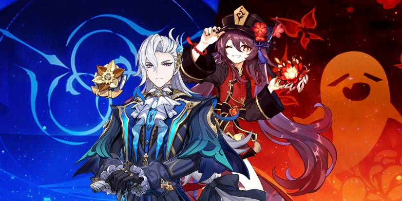 neuvillette and hu tao artifacts in genshin impact