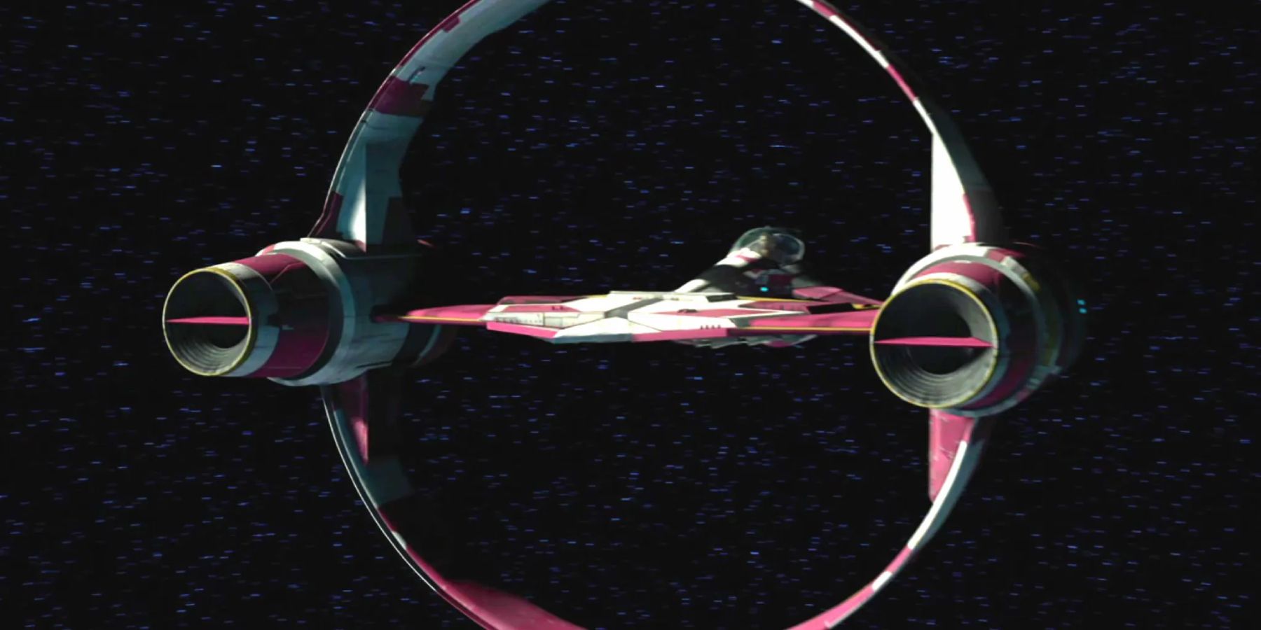 Star Wars Episode II Attack of the Clones Obi-Wan Kenobi ship hyperspace ring