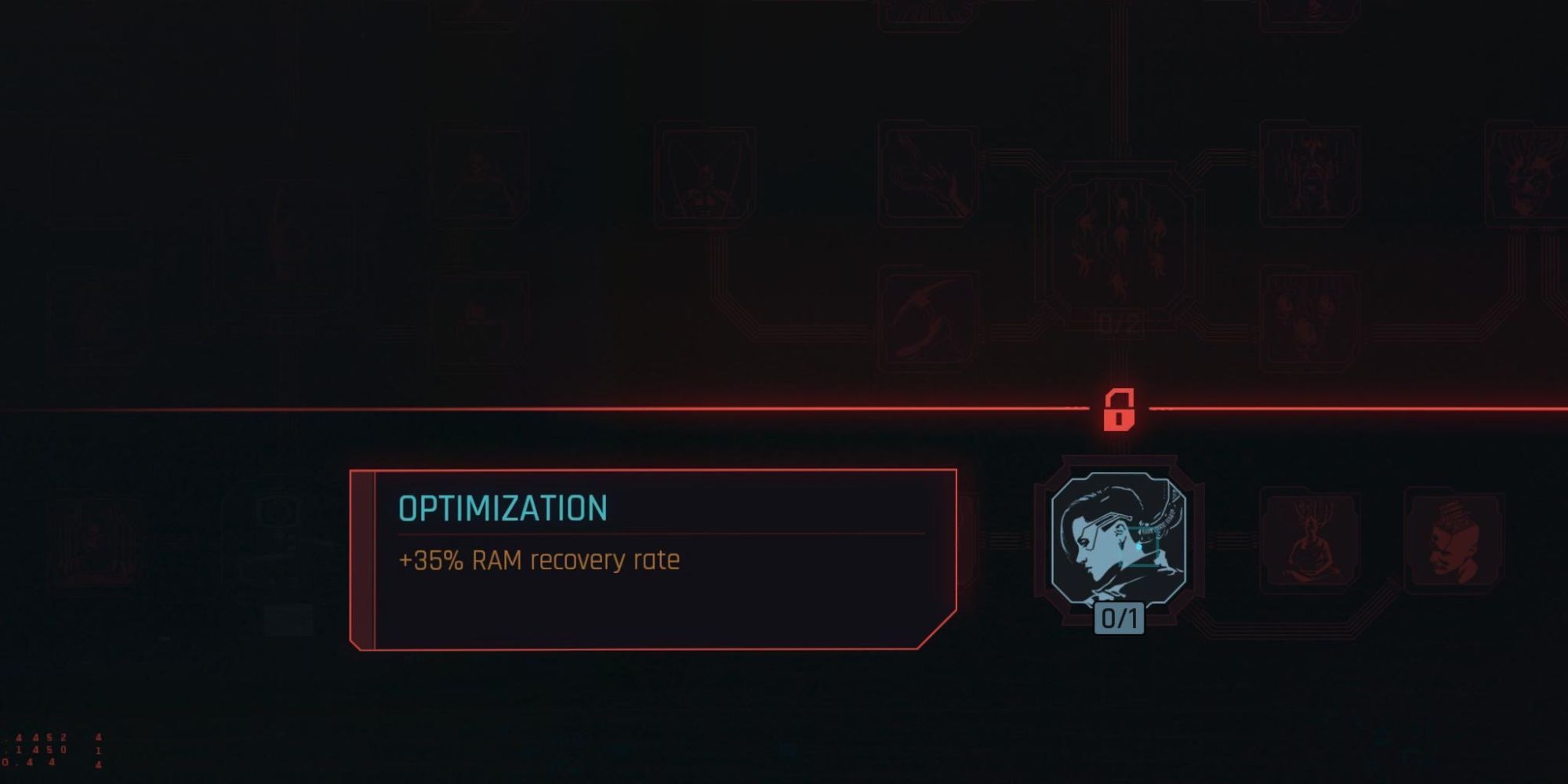 The Optimization skill in Cyberpunk 2077