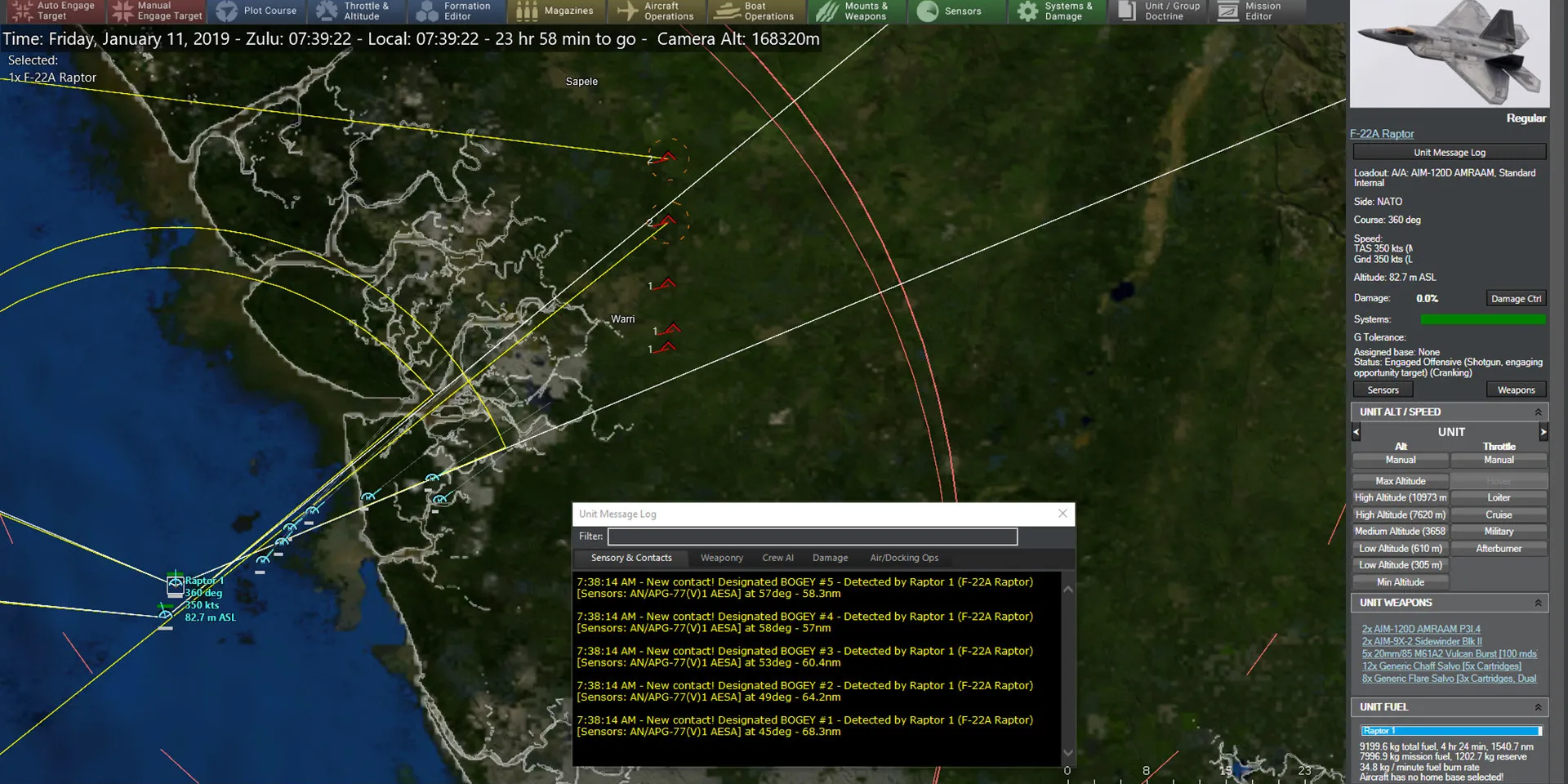 gameplay screenshot from Command: Modern Operations
