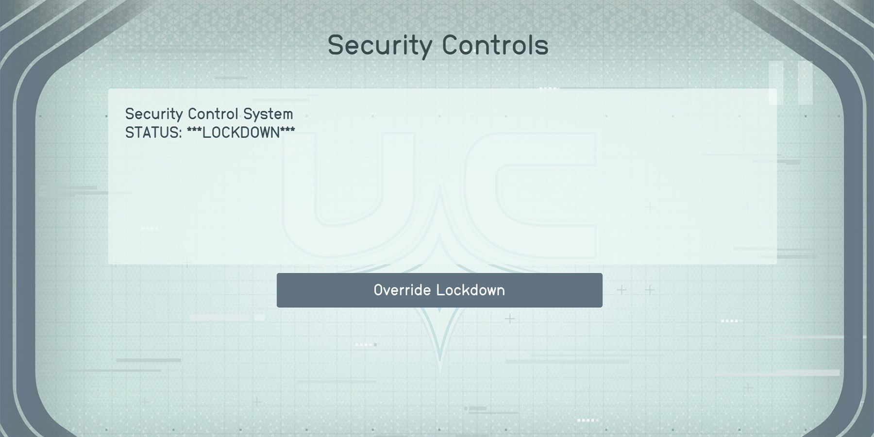 override lockdown option in starfield