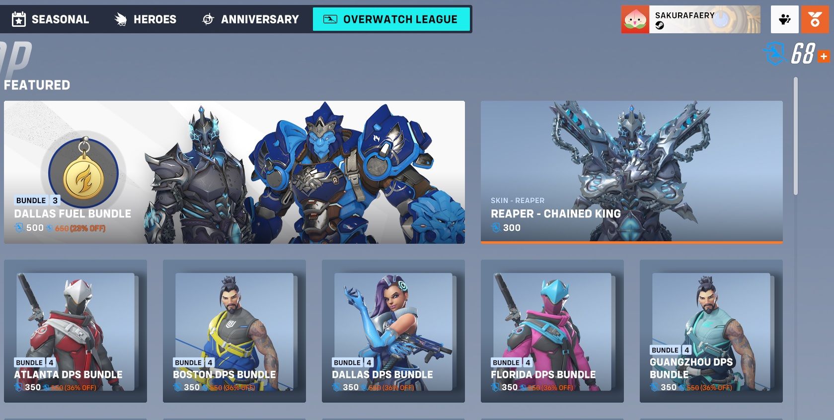 Overwatch League Shop