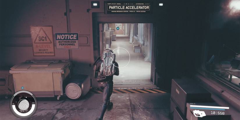 particle accelerator in starfield