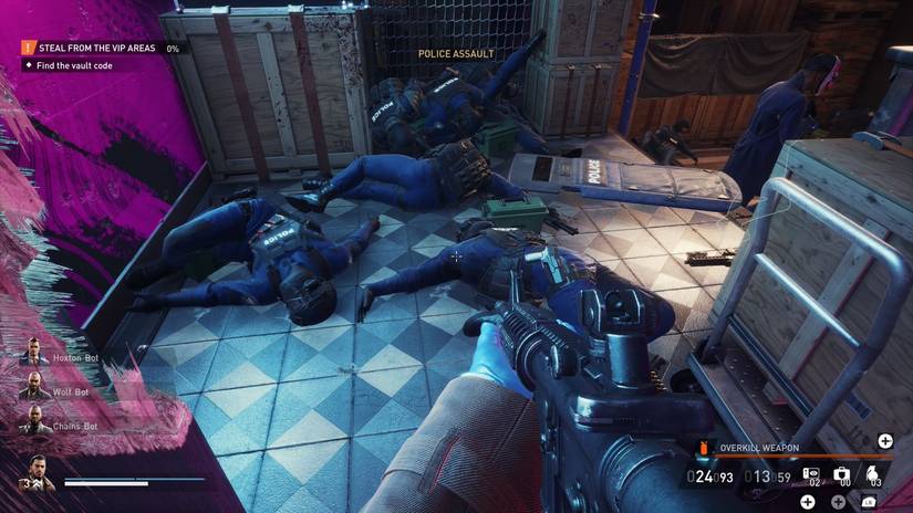 payday 3 dead cop pile