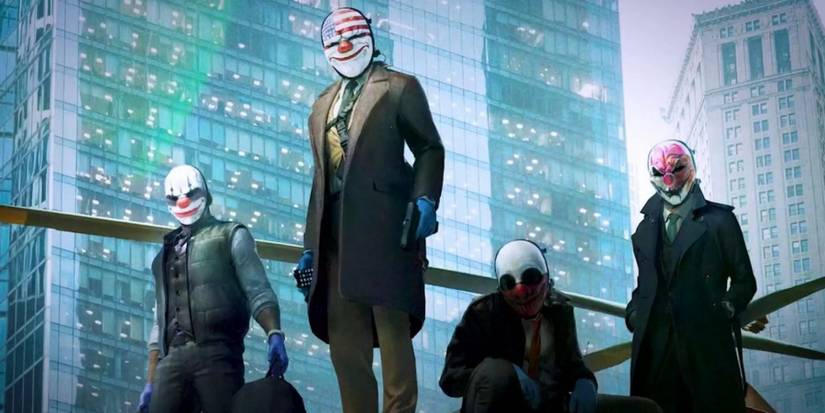 Payday 3 Heist Members Looking Down On A Building