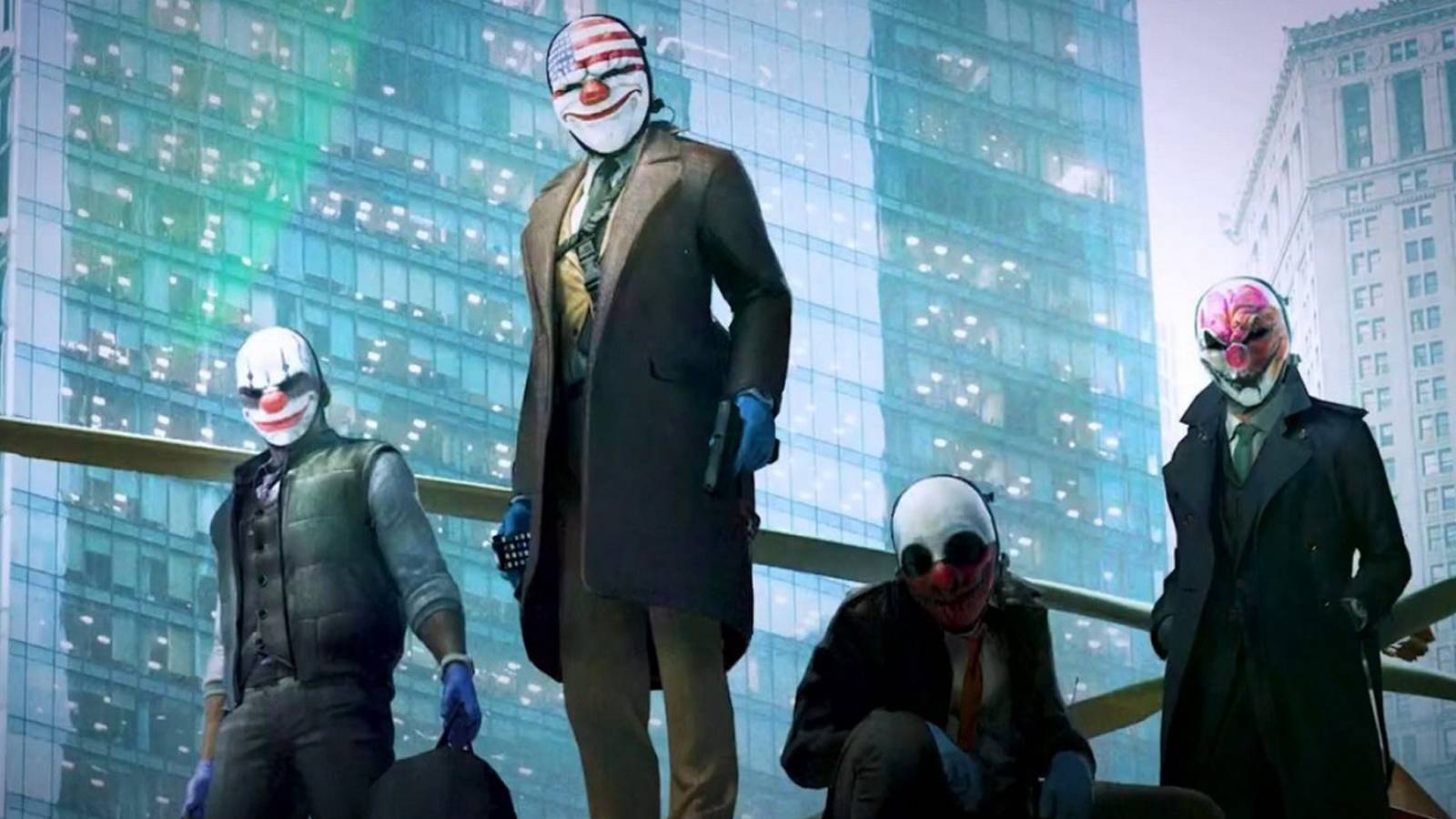 Payday 3 Heist Members Looking Down On A Building