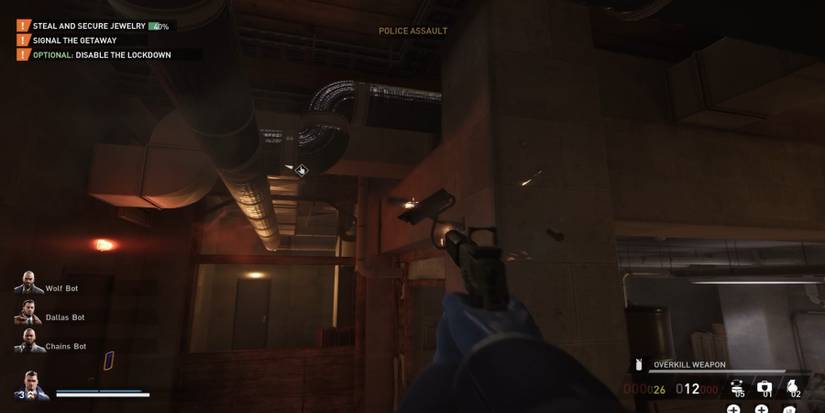 payday3 - dirty ice showroomalarm - basement camera