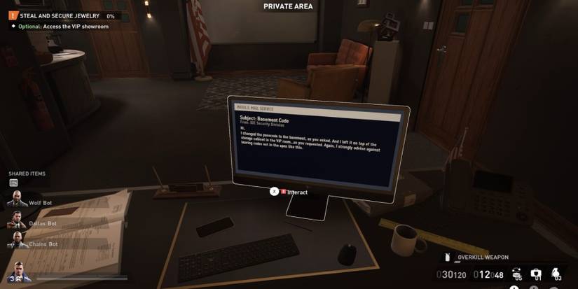 payday3 - dirty ice showroomalarm - email
