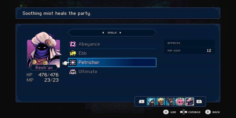 Petrichor spell in Sea of Stars