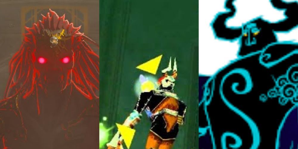 Phantom Ganon from Tears of the Kingdom, Ocarina of Time and The Wind Waker