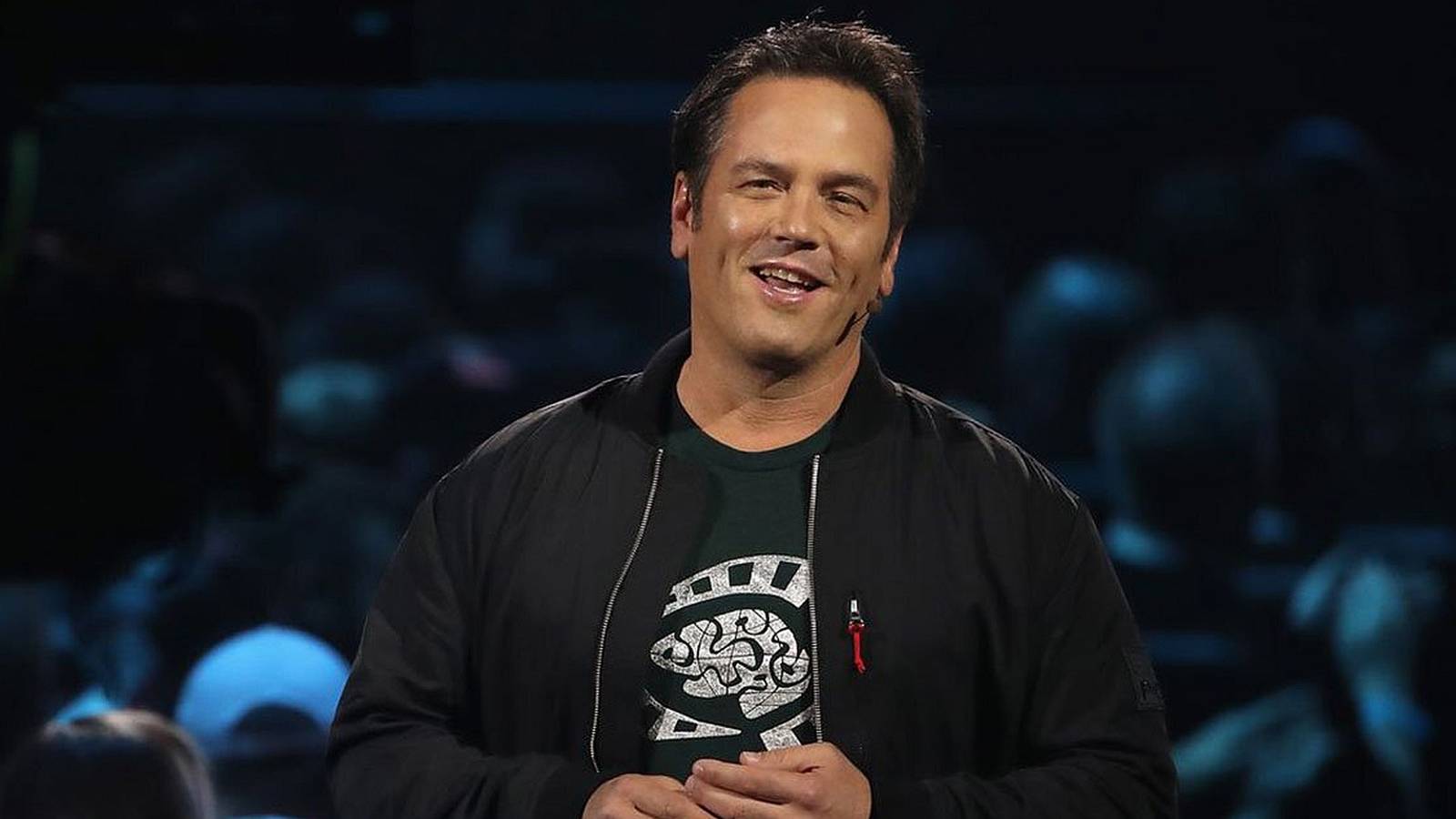 Phil Spencer Giving A Press Conference