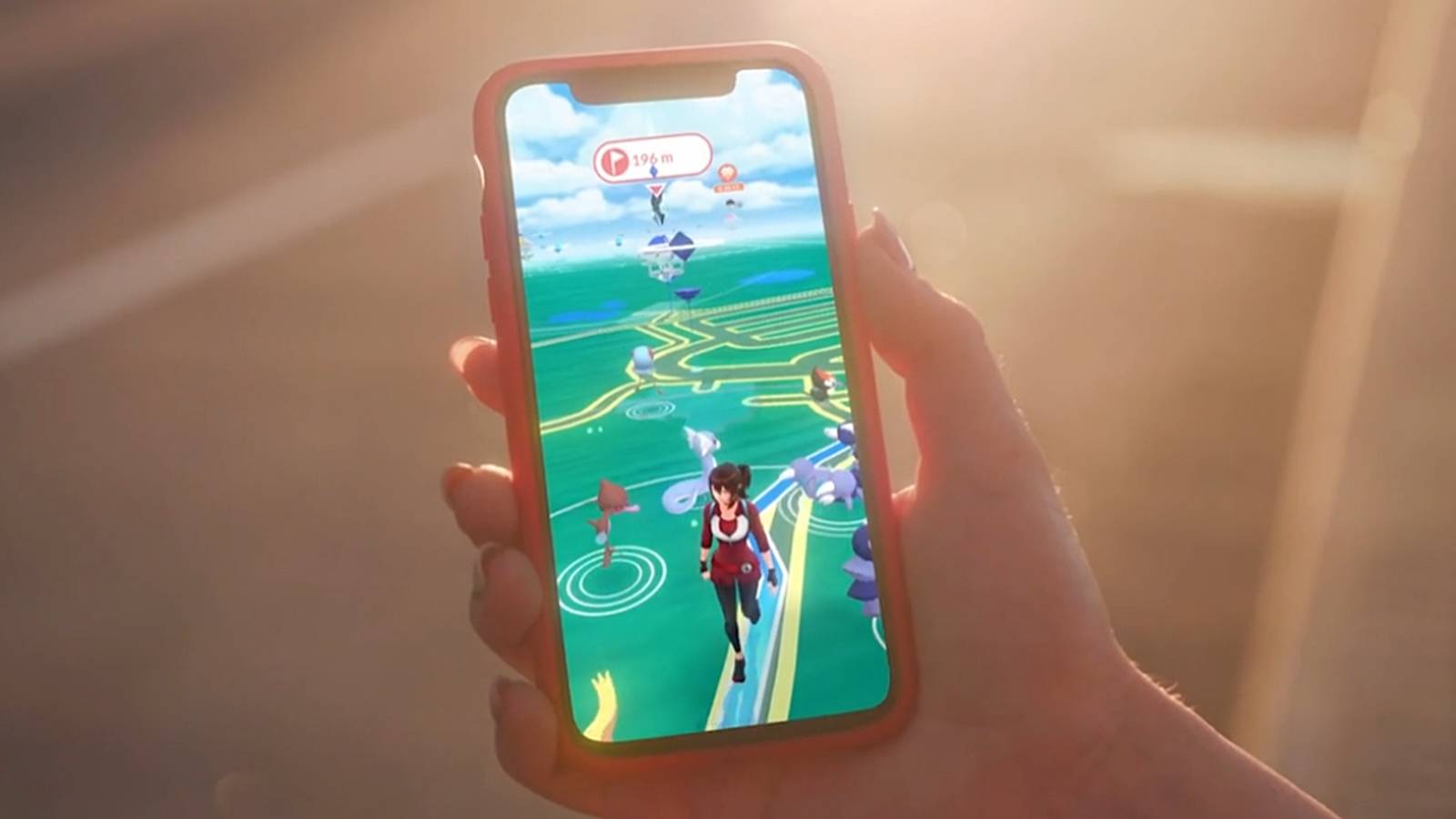 pokemon go adventures abound trailer app in hand