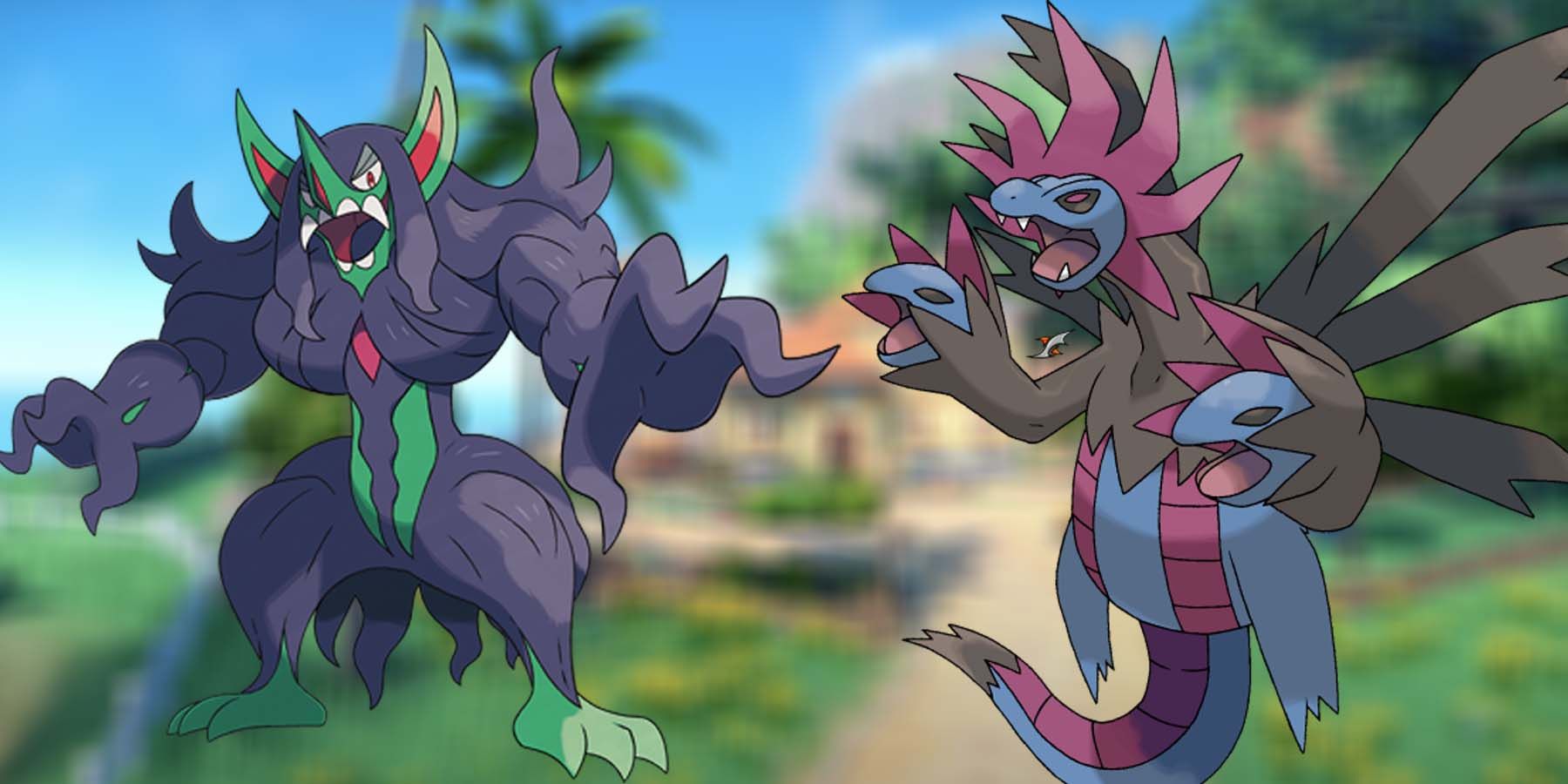 Pokemon  Hydreigon and Grimmsnarl