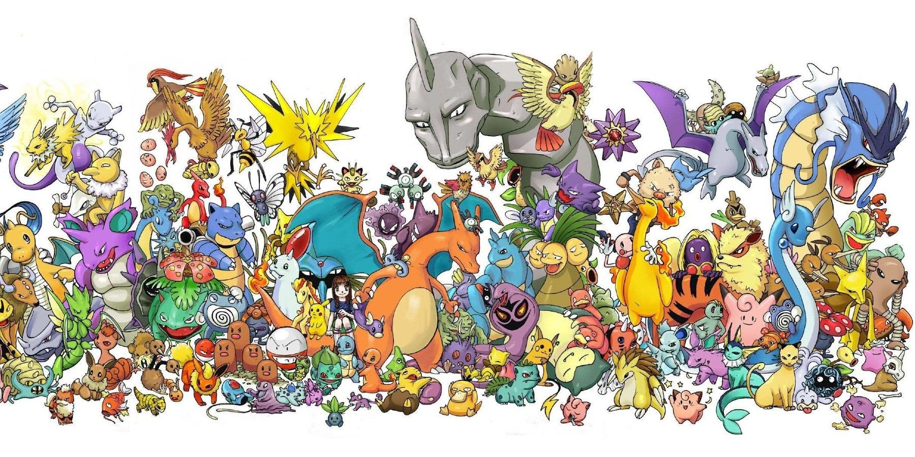 Desenhei todos os Pokémon da primeira Geração! Complete Pokédex Fan Art 