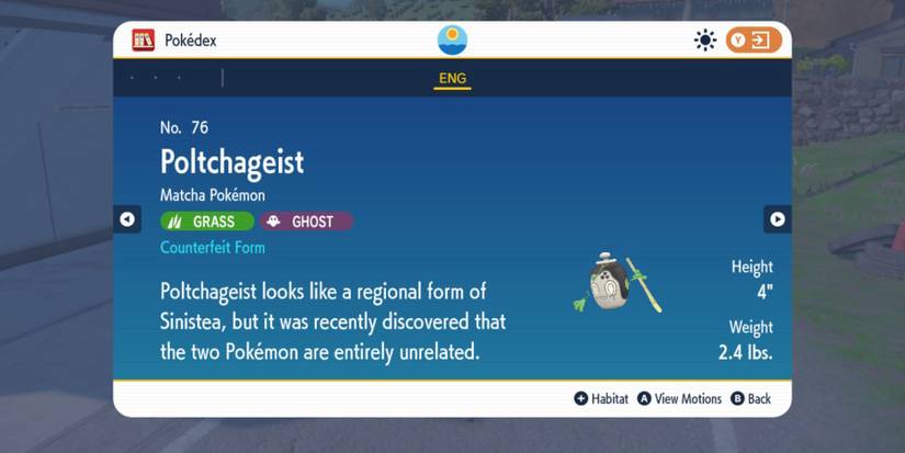 Pokemon Scarlet and Violet DLC Poltchageist