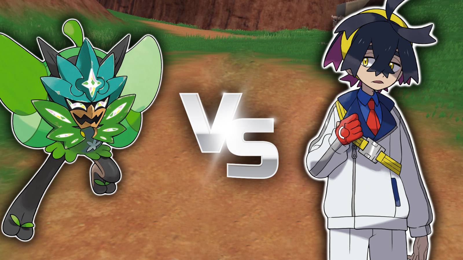 Pokemon Scarlet Violet Kieran vs Ogerpon