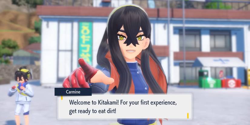 pokemon scarlet violet the teal mask dlc carmine trailer