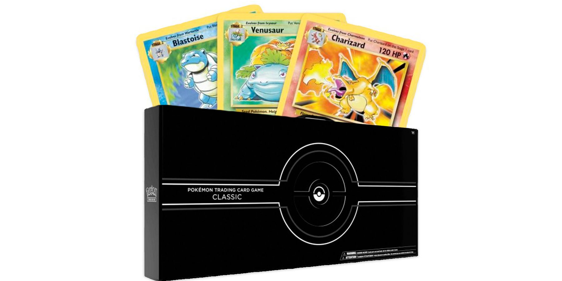 Pokemon Trading Card Game TCG Classic box with max starter evolution cards