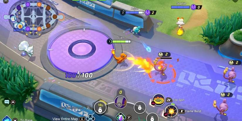 Pokemon Unite gameplay