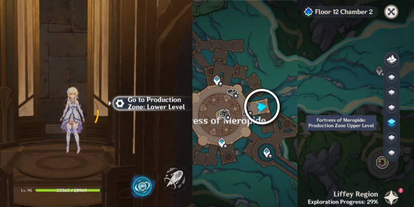 production zone lower level in genshin impact fortress of meropide