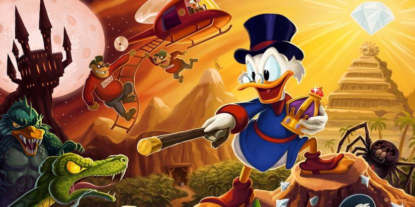 Promo art featuring characters in DuckTales Remastered