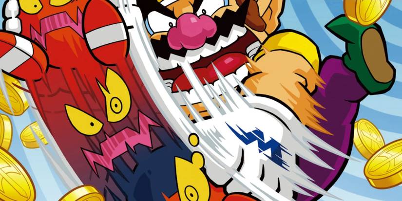 Promo art featuring characters in Wario Land Shake It