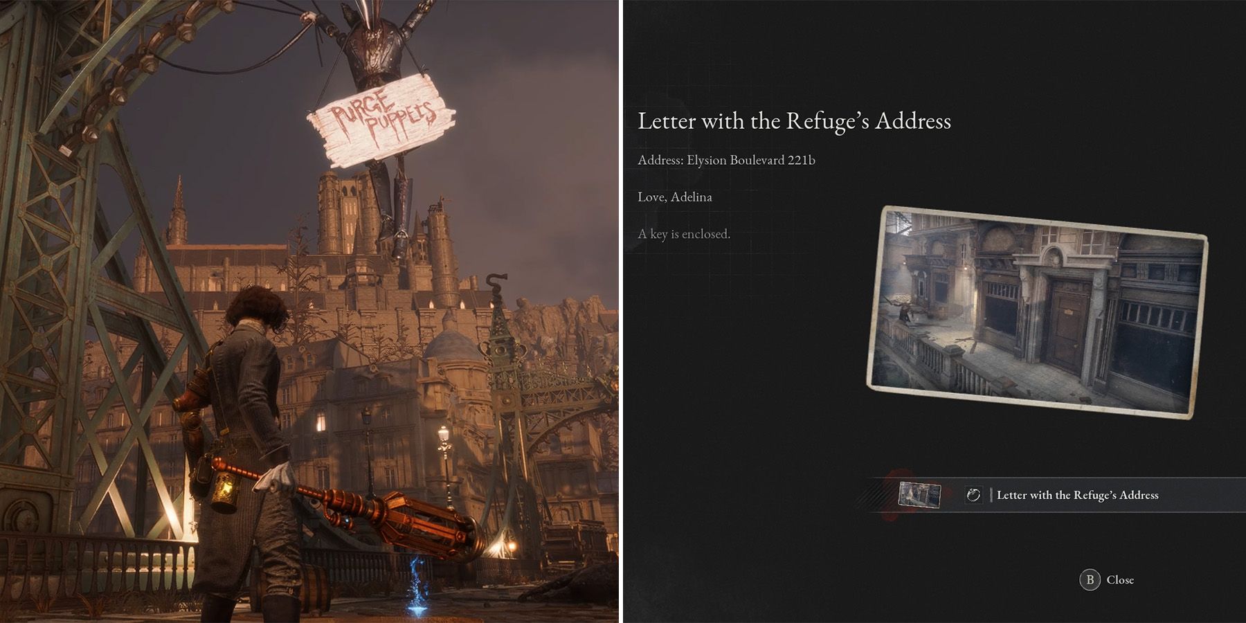 puppet location at alchemist bridge in lies of p