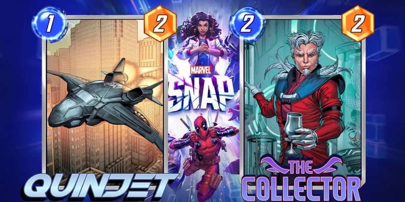 The Collector and Quinjet cards