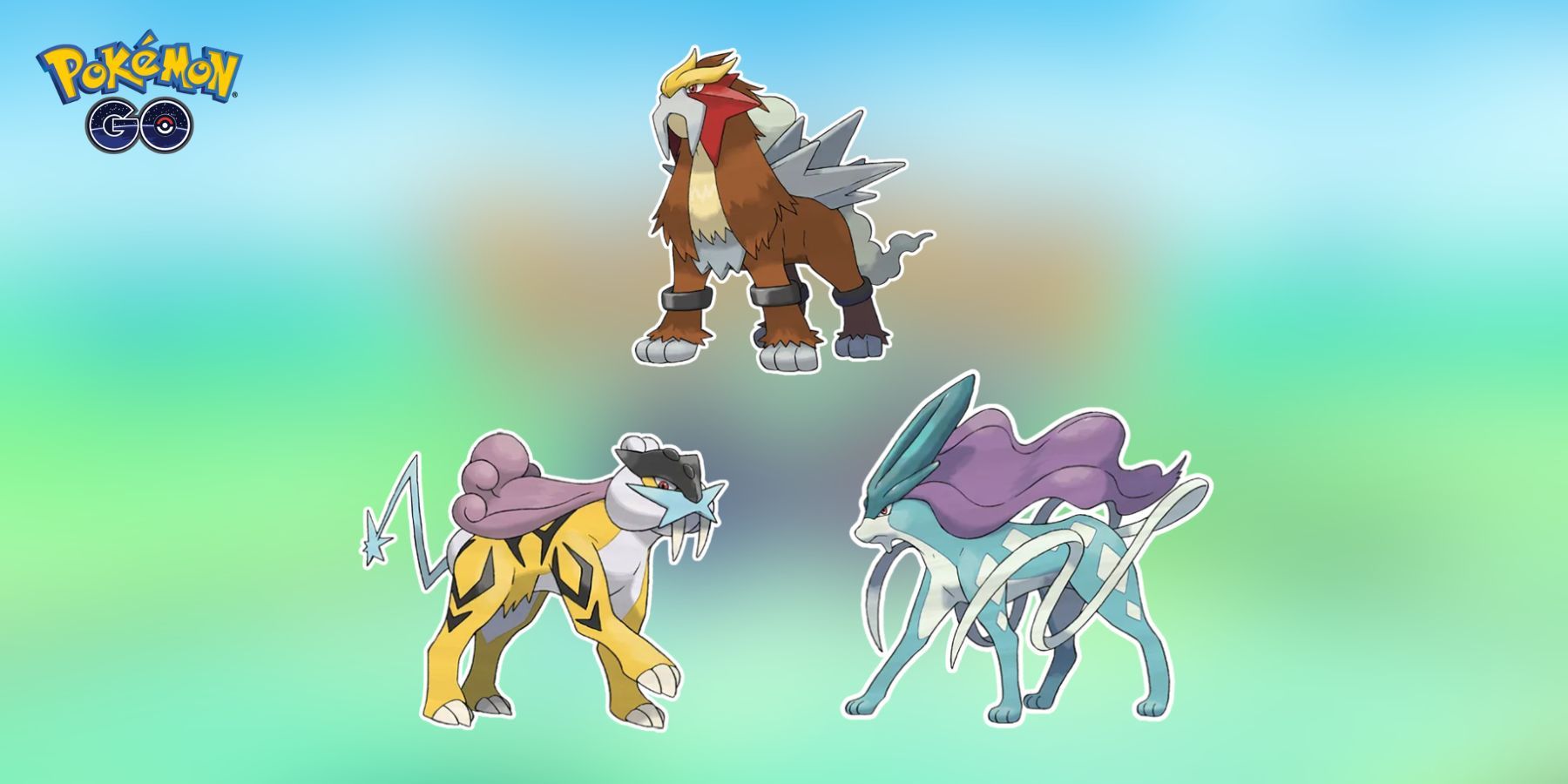 Lendários Raikou, Entei e Suicune chegam a Pokémon GO